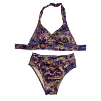 Traje de Baño Purple Tye Dye