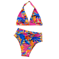 Traje de Baño Lotus Paisley Orange