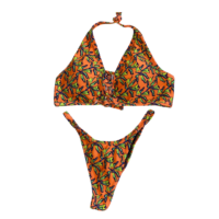 Traje de Baño Naranja Lirios