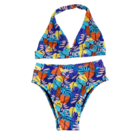 Traje de Baño Lotus Paisley Baby Blue