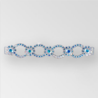 CB14 Cristal AB Plateado