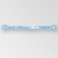 CB21 Cristal AB Plateado