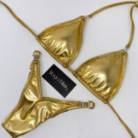 Posing  Suit Gold Wet