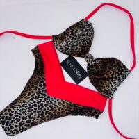 Swimsuit Bow Cheetah