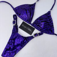 Posing Animal Purple Black