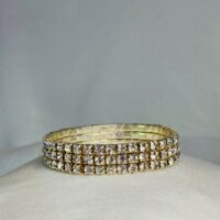 Brazalete 69 - 3 Líneas Dorado